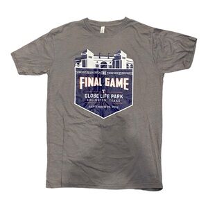 2019 Texas Rangers Final Game Globe Life Park T Shirt 9/29/2019 Medium